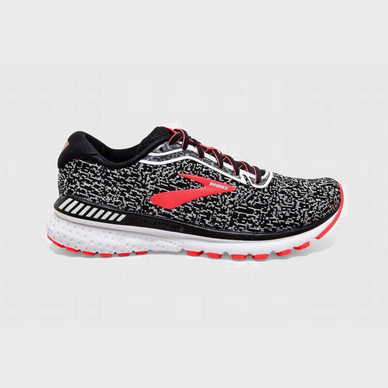 Brooks Adrenaline Gts 20 Road Løpesko Dame Online - Svart/Hvite/Korall - Norge (JYL765328)